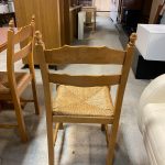 Set 4 sedie in legno seduta paglia USATE 3171/U