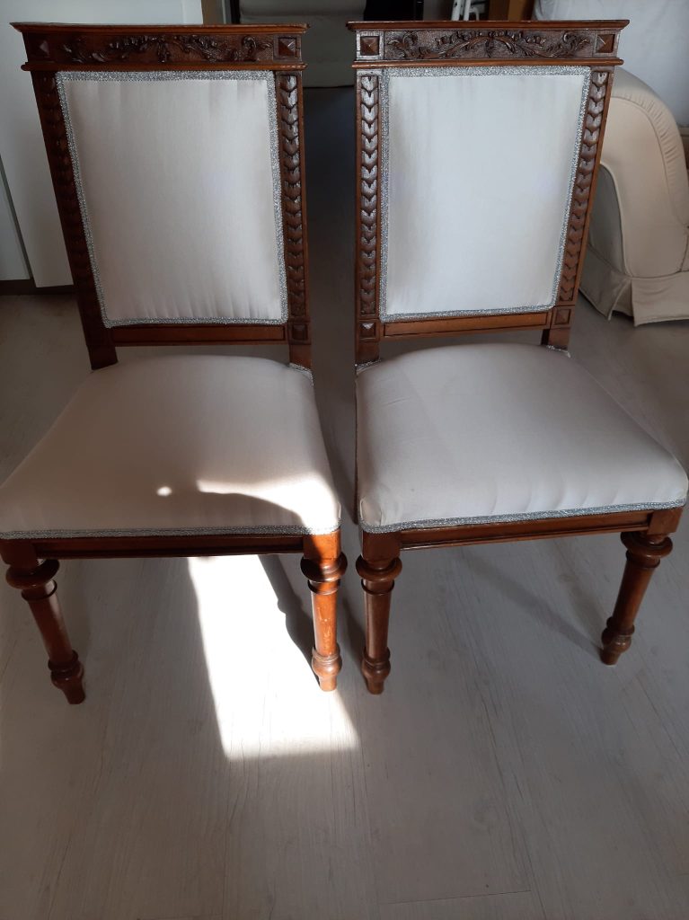 2 Sedie Imbottite Usate 638