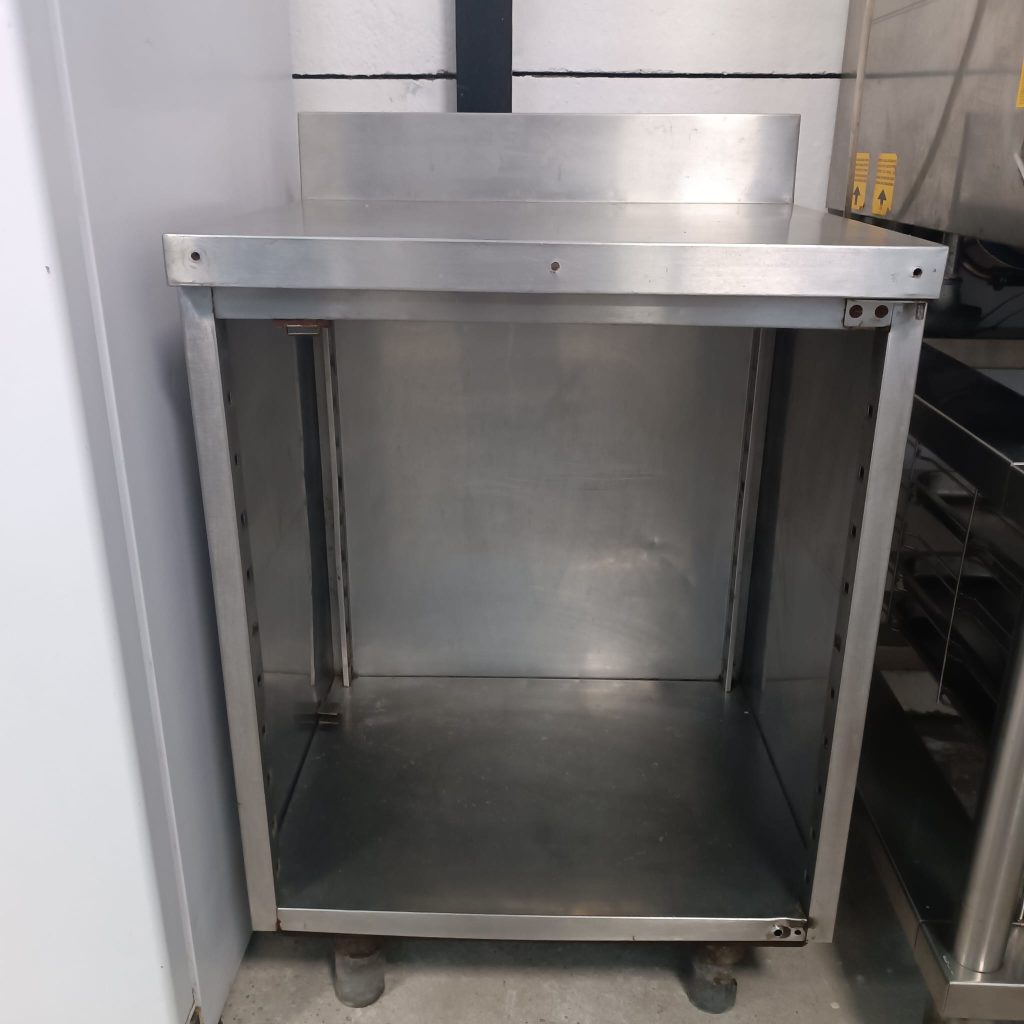 Banco In Acciaio Con Vano Inferiore Per Ristorante USATO 3165/u