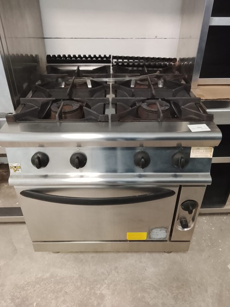 Cucina Professionale A Gas 4 Fuochi USATA 3061/U