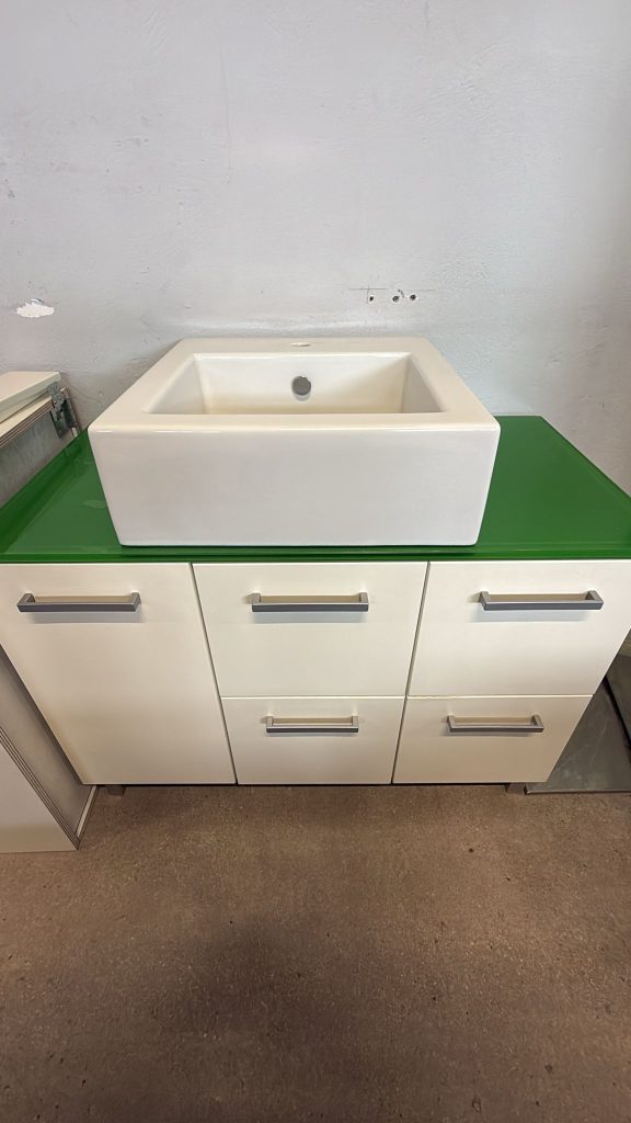 Mobile Bagno Con Specchiera,lavabo Nuovo da Esposizione 479/U