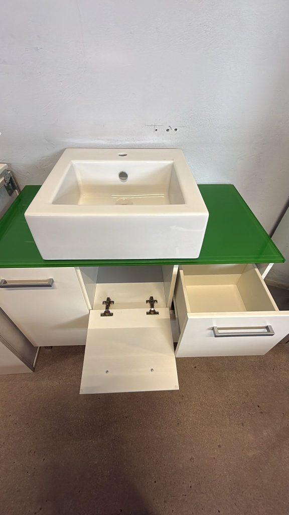 Mobile Bagno Con Specchiera,lavabo Nuovo da Esposizione 479/U