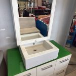Mobile Bagno Con Specchiera,lavabo Nuovo da Esposizione 479/U