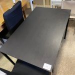 Tavolo rettangolare nero USATO 623/U
