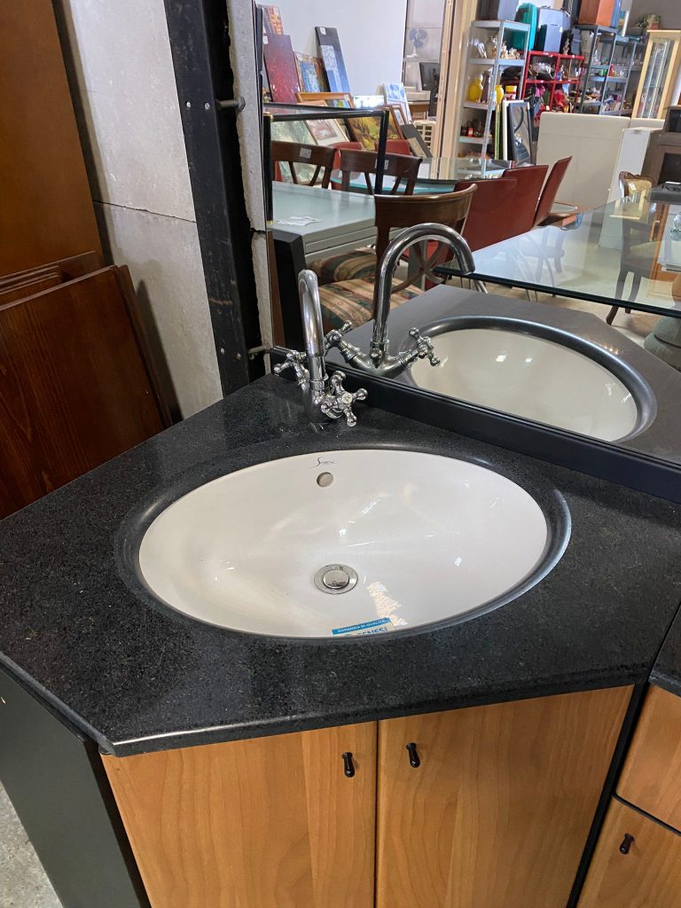 Mobile Bagno Composizione Domino Noce Nero NUOVO DA ESPOSIZIONE 529/U