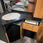Mobile Bagno Composizione Domino Noce Nero NUOVO DA ESPOSIZIONE 529/U