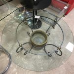 Tavolino Da Salotto in Vetro Rotondo NUOVO DA ESPOSIZIONE 729/U