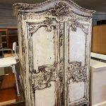 Armadio Finitura Bianca Decapata Stile Provenzale Usato 723