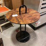 Tavolini Tondi Con Ripiani Effetto Legno E Marmo USATO 822/U