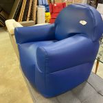 Poltrona In Pelle Prodotto NUOVO DA ESPOSIZIONE 591/U