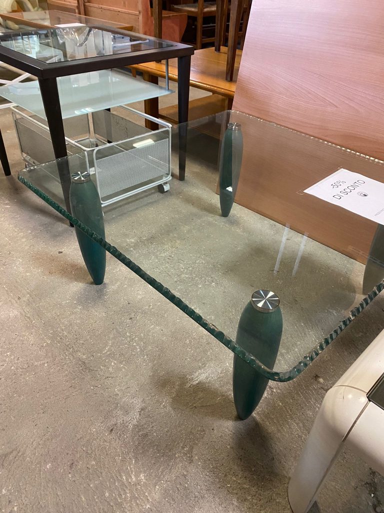 Tavolino In Vetro NUOVO DA ESPOSIZIONE 829/U