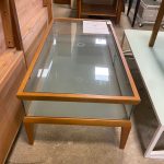 Tavolino Da Soggiorno In Legno E Vetro NUOVO DA ESPOSIZIONE 722/U