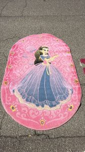 Tappeto Rosa Principessa 123x199 Usato 4129/U