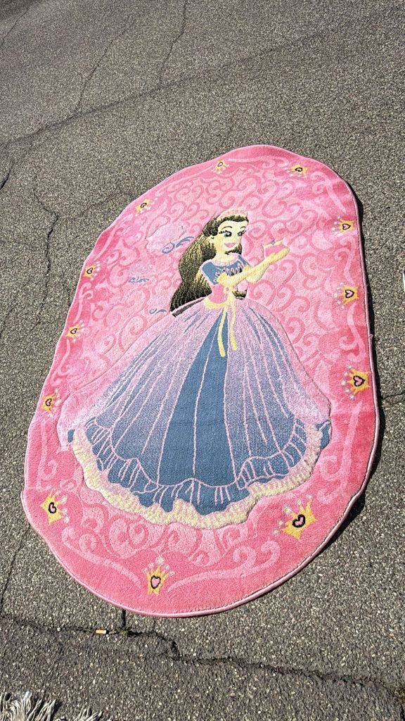 Tappeto Rosa Principessa 123x199 Usato 4129/U