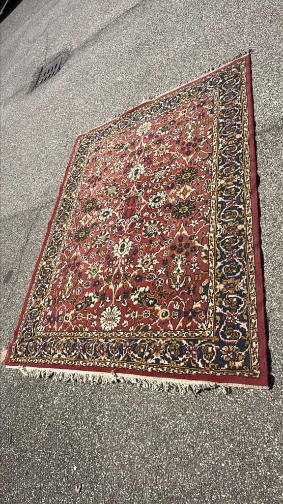 Tappeto Rosso Fantasia 170x220 Usato 4130/U