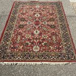 Tappeto Rosso Fantasia 170x220 Usato 4130/U