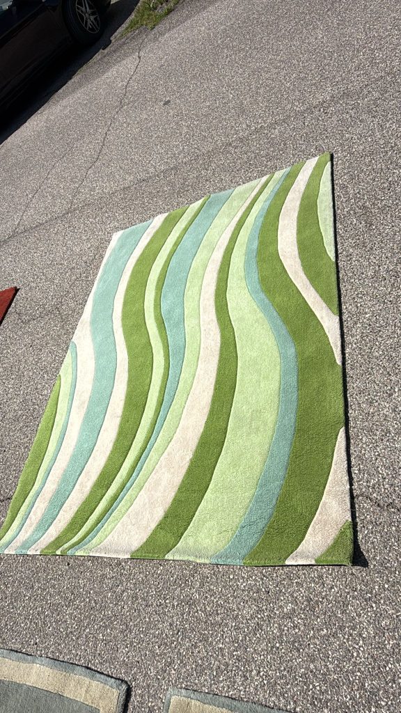 Tappetto Verdeblubianco 141x196 Usato 4131/U
