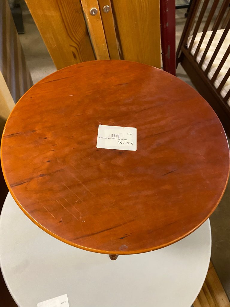 Tavolino Rotondo In Legno USATO 765/U