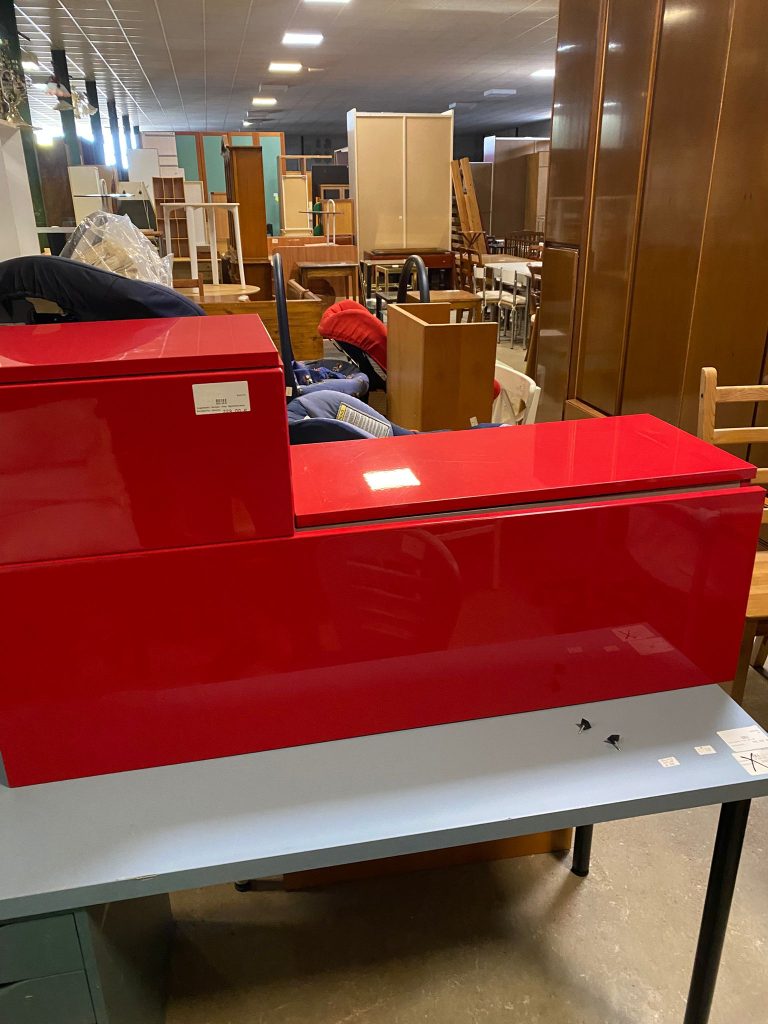 Mobile soggiorno rosso NUOVO DA ESPOSIZIONE 610/U