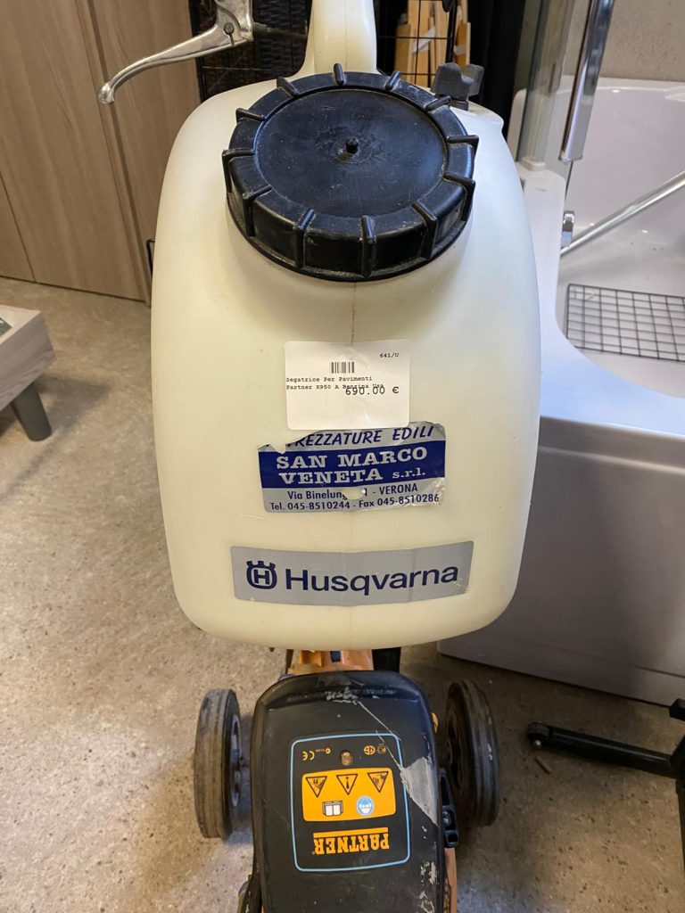 Segatrice Per Pavimenti Partner K950 A Benzina USATA 641/U