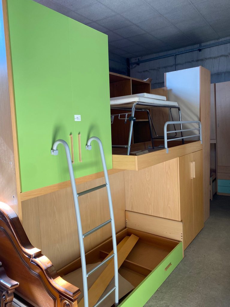 Cameretta Per Bambini Con 3 Posti Letto In Legno NUOVA DA ESPOSIZIONE 1117/U