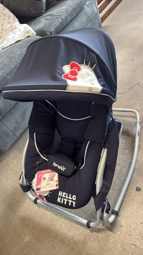 Sdraietta Blu Baby Rocker Hello Kitty Usato 2942