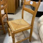 Set 4 sedie in legno seduta paglia USATE 3171/U