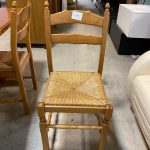Set 4 sedie in legno seduta paglia USATE 3171/U