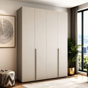 Armadio Modular 4 ante battenti colore cashmere