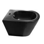 Bidet a pavimento YJ-1380FMB nero opaco smaltato 36.5x56x40 cm.