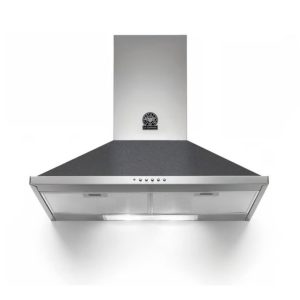 Cappa camino La Germania K80AMLND da 80 cm. 1 motore nero classe D