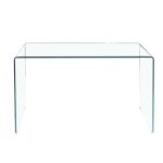 Consolle Scarlett in vetro temperato 120x40x76 cm.