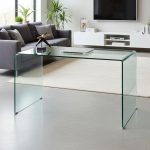 Consolle Scarlett in vetro temperato 120x40x76 cm.