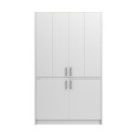 Cucina monoblocco Fold Evolution struttura e ante a libro bianco