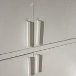Cucina monoblocco Fold Evolution struttura e ante a libro bianco