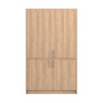 Cucina monoblocco Fold Evolution struttura e ante a libro rovere