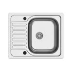 Cucinino 120 cm 2 ante e cassettiera e piano cottura a gas bianco larice 120x60x85H