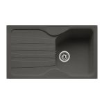 Lavello 1 vasca con gocciolatoio reversibile Franke CUG 611 in fragranite grafite