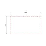 Lavello 86x50 2 vasche SA322