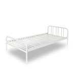 Letto singolo Genoa in metallo bianco