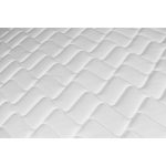Materasso matrimoniale Palladio con bordo grigio 180x200x25 H cm. in schiuma poliuretanica e memory non sfoderabile
