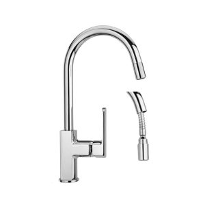 Miscelatore da cucina Paini 86CR591 cromato doccetta monogetto