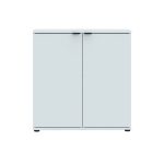 Mobile multiuso Segno con due ante L 80 cm. colore grigio chiaro