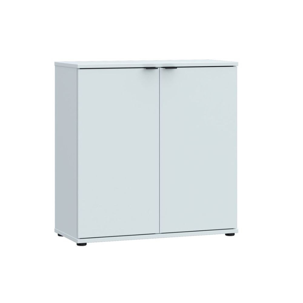 Mobile multiuso Segno con due ante L 80 cm. colore grigio chiaro