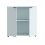 Mobile multiuso Segno con due ante L 80 cm. colore grigio chiaro