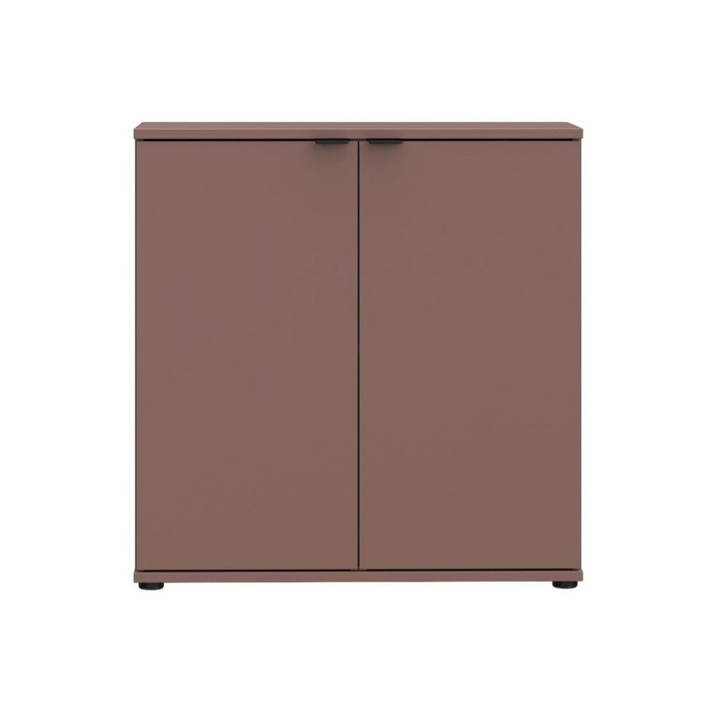 Mobile multiuso Segno con due ante L 80 cm. colore terracotta