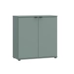 Mobile multiuso Segno con due ante L 80 cm. colore verde salvia