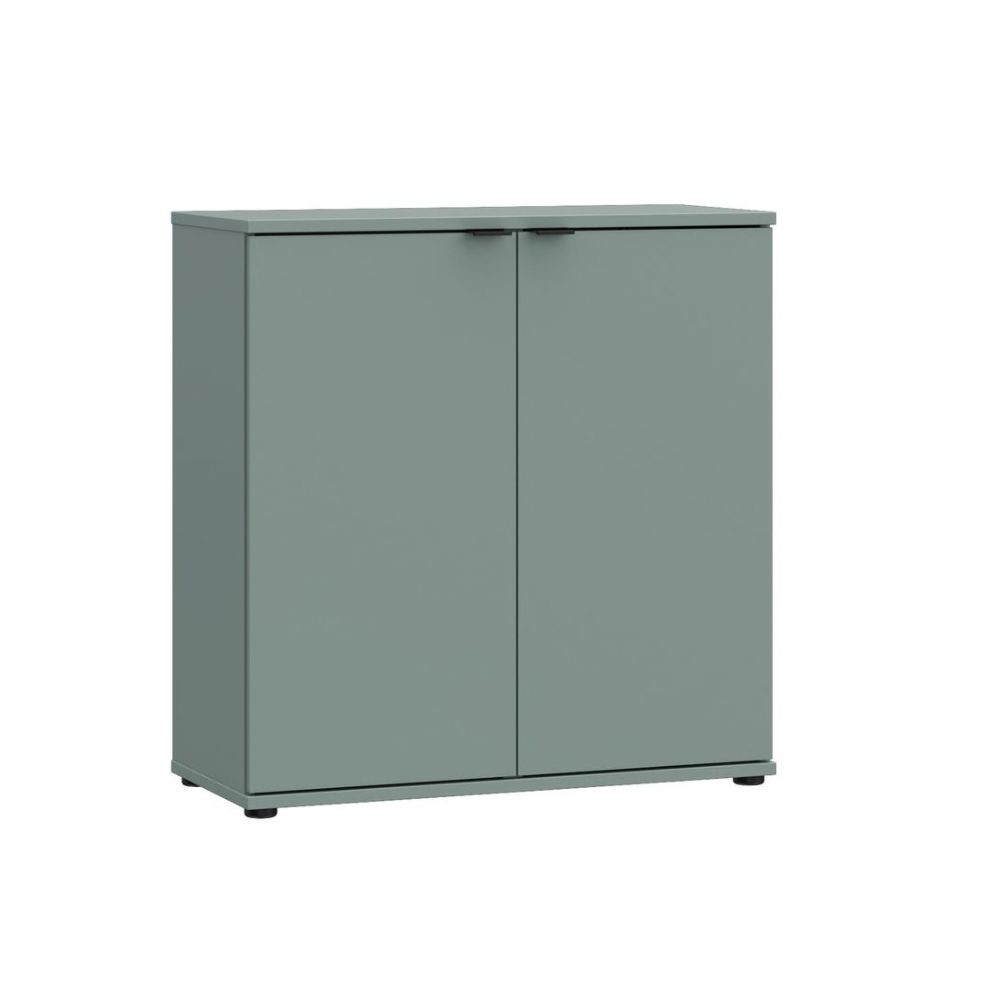 Mobile multiuso Segno con due ante L 80 cm. colore verde salvia