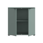 Mobile multiuso Segno con due ante L 80 cm. colore verde salvia