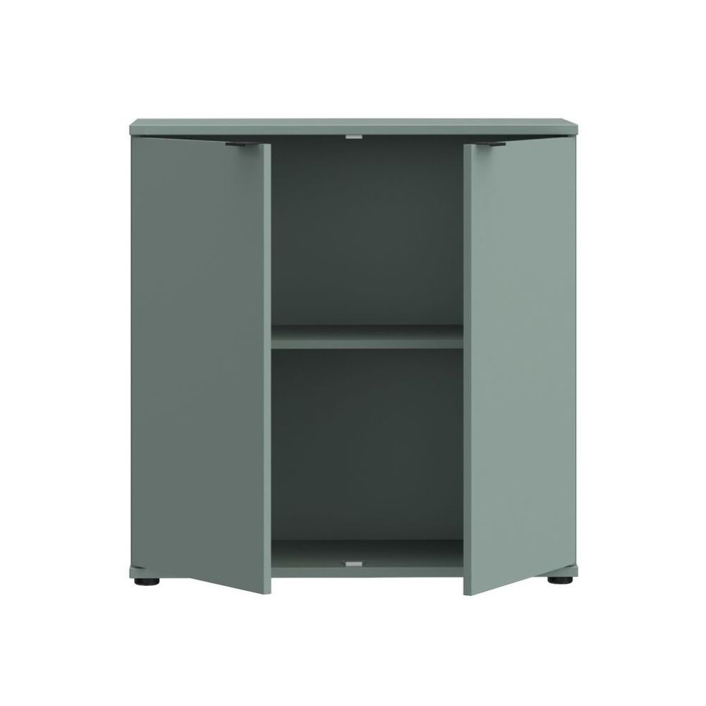 Mobile multiuso Segno con due ante L 80 cm. colore verde salvia
